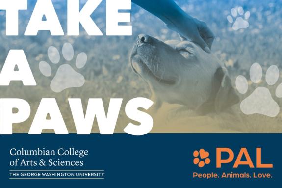 Take a Paws with Columbian College of Arts and Sciences and PAL