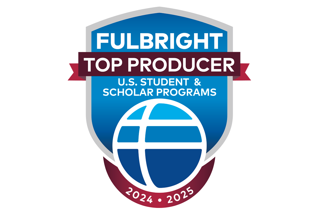 Fulbright Top Producer badge: US Student and Scholar Programs, 2024-25