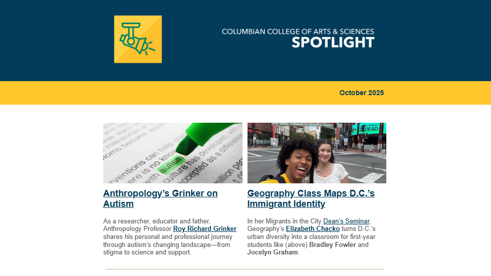 CCAS Spotlight e-magazine, October 2025 issue