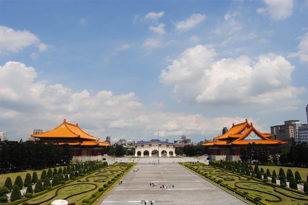 Chiang Kai-Shek Memorial Hall in Taipai, Taiwan.