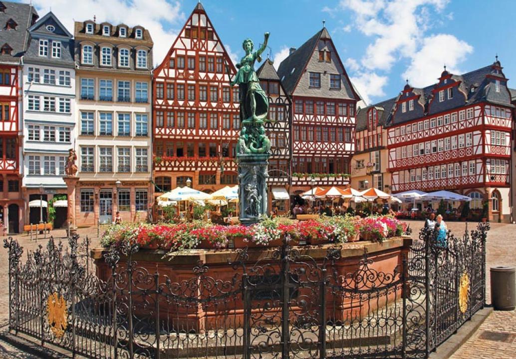 Traditional German City Center