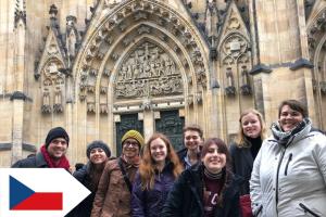 GW students in Prague