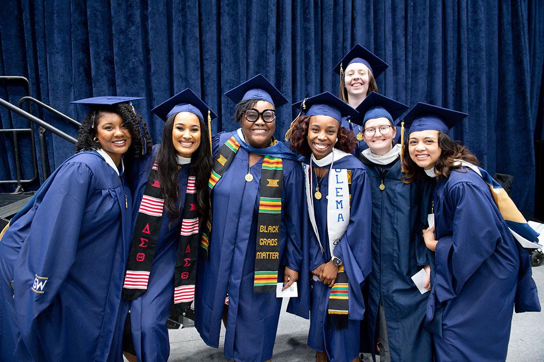 Class of 2023 students at the CCAS Master's Celebration