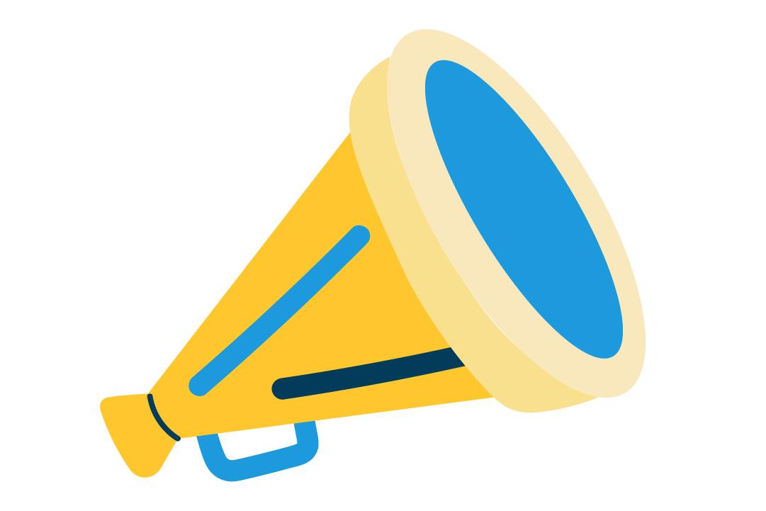 yellow celebration horn