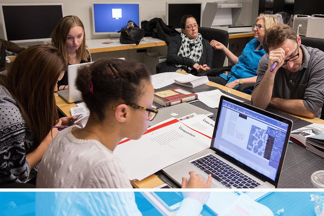 students in a computer lab