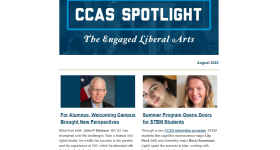 CCAS Spotlight: The Engaged Liberal Arts, August 2022