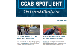 CCAS Spotlight: The Engaged Liberal Arts, November 2022