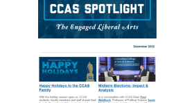 CCAS Spotlight: The Engaged Liberal Arts, December 2022