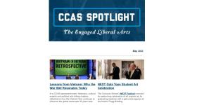screenshot of the May 2023 edition of the CCAS Spotlight newsletter