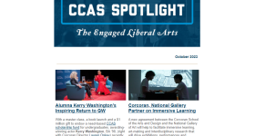 CCAS Spotlight: The Engaged Liberal Arts, October 2023 issue